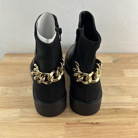 Nine West Talles Lug Sole Booties- Black- Size 8.5 M (Medium)- NIB - Picture 3 of 7